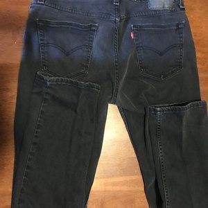 Black Levi's for men